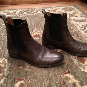 Frye pull-on ankle boots in brown size 8 1/2